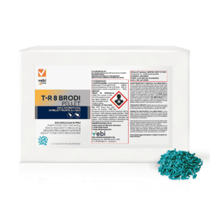 Esca rodenticida pronta all'uso in forma di pellet di Vebi4FARM