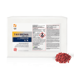 Esca rodenticida pronta all'uso in forma di pellet di Vebi4FARM