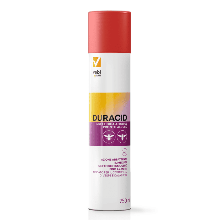 Bombola contenente insetticida aerosol pronto all'uso per la lotta a vespe e calabroni di Vebi4FARM